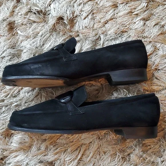 MOSCHINO black suede loafers - Picture 9 of 12